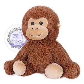 Suzzipals 727146775882 Heatable And Coolable Monkey Stuffed Animal Microwavable Heating Pad