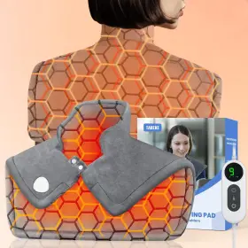 Tbk-hps TABEKE Graphene Infused Heating Pad Neck Shoulders