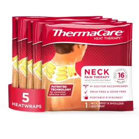 10025 THERMACARE Neck Heat Wraps Pain Relief Heating Pads