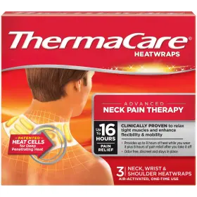 178411612234 THERMACARE Heating Pad Neck Rain Relief Patches