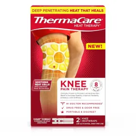 Thermacare 199440 Knee Heat Wraps For Pain Relief - Heating Pads With 8-hour He