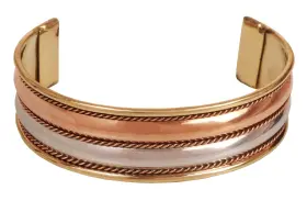 KRBRA021 TOUCHSTONE Tibetan Spiritual Buddha Bracelet Copper