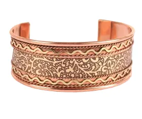 KRBRA069-01--C TOUCHSTONE Handcrafted Copper Bracelet Forged