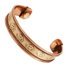 KRBRA093-01--C TOUCHSTONE Copper Bracelet Tibetan Forged High