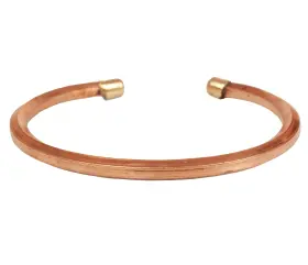 KRBRA100-01--C TOUCHSTONE Copper Bracelet Tibetan Forged High