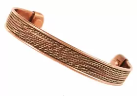 KRBRA133-01--C TOUCHSTONE Copper Healing Bracelet Tibetan
