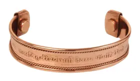 KRBRA210-01 TOUCHSTONE Copper Bracelet Tibetan Forged Solid
