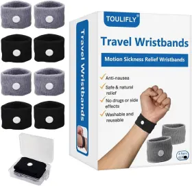 313111011033 TOULIFLY Travel Wristbands Motion Sickness Wrist