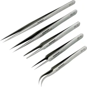 SA11-15 TOWOT Precision Tweezers Steel Magnetic Heat