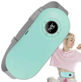 A-green VFD Heating Pad Period Cramps Heat Levels Massage