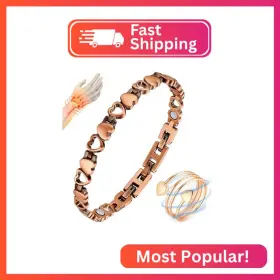 Vicmag Fbag-usk0518005 Copper Bracelet For Women Strength Magnetic Bracelets 99.9% Solid