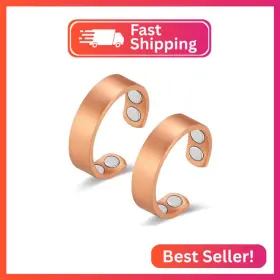 Vicmag Usk0518009 Copper Magnetic Rings For Women 99.9% Finger Ring Ultra Strength M