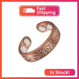 Vicmag Usk102303 Copper Magnetic Rings For Women 99.9% Finger Ring Ultra Strength M