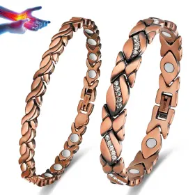 USL0225002 VICMAG Copper Magnetic Bracelet Women Solid Pure