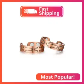 Vicmag Usl0625004 Copper Magnetic Rings For Women 99.9% Finger Ring Ultra Strength M