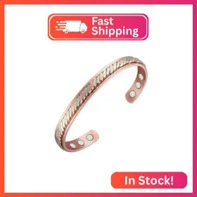 Vicmag Ussy231025005 Copper Magnetic Bracelet For Women Ultra Strength Magnets 99.9% Pure Copp