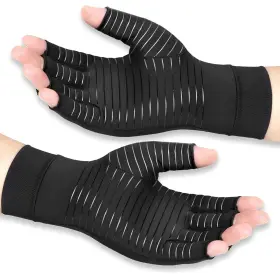491649399923 VLELA Copper Arthritis Compression Gloves Women