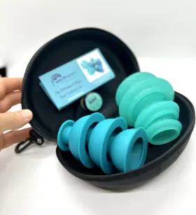WTC1001 WAVETOOLS THERAPY Dual Silicone Massage Cupping Set