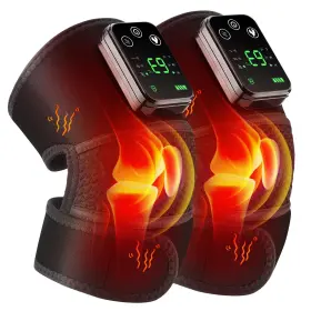 102259B01 WOLOYHEATIE Heated Knee Massager Pain Relief Pad He