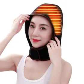 WLHOT109-AN WOOLALA Heated Head Wrap Headache Neck Pain Hood