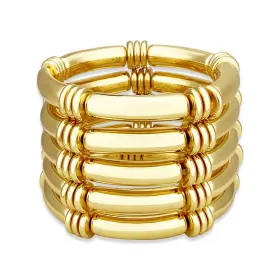 YM6182 YBMYCM Chunky Bangles Bracelets Women Stackable