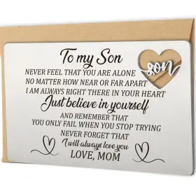 SON5 YODOCAMP Mom Inspirational Wallet Card Birthday