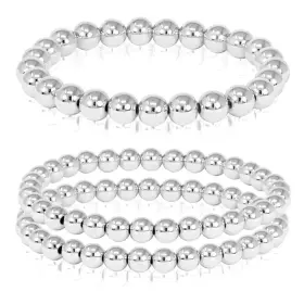 606747280219 YOU FASHION Steel Beaded Ball Bracelets Women