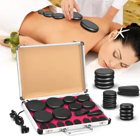 MASSAGE-09 YUNSAILING Stones Set Basalt Rocks Smo Kit
