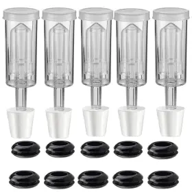 760701532087 ZAZOLYNE Airlock Stoppers Grommets Fermenting