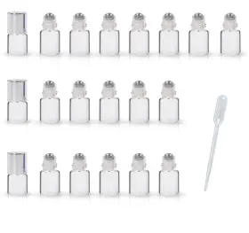 790996399812 ZBFWMX Pack Set Mini Sample Roll Glass Bottles