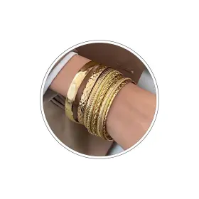 SSL-003-1 ZESHIMB Bangle Bracelet Set Women Stacking Bollywo