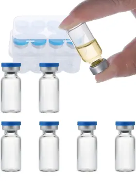 Zwcp Zw2400023 3ml Glass Vials For Injections Self-healing Injection Port Empty