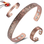 Vicmag Copper Magnetic Bracelet For Women And Men Ultra Strength Magnets 99.9.... Fixed Price $14.38.