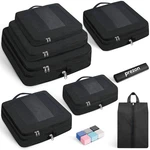 Prezon 8 Set/6 Set/4 Set Compression Packing Cubes For Travel, Lightweight Va.... Fixed Price $47.35.