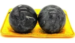 Brabud 2in Marble Health Stress Exercise Baoding Balls Black Grey Craft Colle.... Fixed Price $19.57.