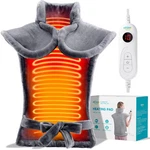 Alljoy Heating Pad For Back Pain Relief, 24"x33" Weighted Nec.... Fixed Price $45.09.
