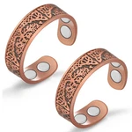 Cigmag 2pcs Copper Rings For Women Adjustable Solid Pure Tree Of Life. Fixed Price $19.99.