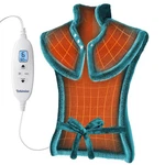 Heating Pad For Neck And Shoulders Back 2.5lb Weighted Heat 24"x33".... Fixed Price $53.84.