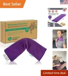 Heating Pad Microwavable Wheat Bag For Neck Back Shoulders Aromatherapy Purple. Fixed Price $40.00.