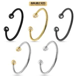 Magnetrx Magnetic Therapy Bracelets Pain Relief Twisted Cable Cuff Bangle Unisex. Fixed Price $29.95.