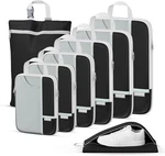 Percover Pro Compression Packing Cubes 8-piece Set Black. Fixed Price $32.88.