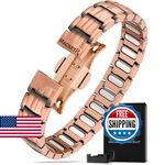 Magnetrx Magnetic Copper Bracelet For Men - Ellipsemax 5000 Gauss Strength. Fixed Price $109.11.