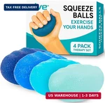 Vive Squeeze Balls For Hand Therapy Set (4 Pack) - Grip Strengthener Occupationa. Fixed Price $36.86.