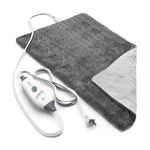 Pure Enrichment Purerelief 4 Heat 2hr Deluxe Electric Heating Pad Gray 12"x24". Fixed Price $22.09.