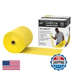 Cando 10-5621 Yellow Latex-free Exercise Band, X-light, 50 Yd. Fixed Price $101.78.