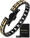 Magnetrx Magnetic Bracelets For Women Ellipsemax 5x Strength (black & Gold). Fixed Price $59.95.