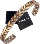 Feraco Pure Copper Bracelet For Women, Ultra Strength Magnetic Cuff Bangle With. Fixed Price $24.99.