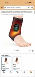 Baisemain Cordless Heated Ankle Heating Pad With Massage, Black Or Gray. Fixed Price $15.00.