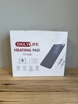 Dailylife Heating Pad For Back Pain Relief, 17"x 33 Electric Gray. Fixed Price $24.99.