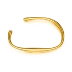 Woworama Teardrop Gold Cuff Bracelets For Women Adjustable 18k Plated Ch.... Fixed Price $27.69.